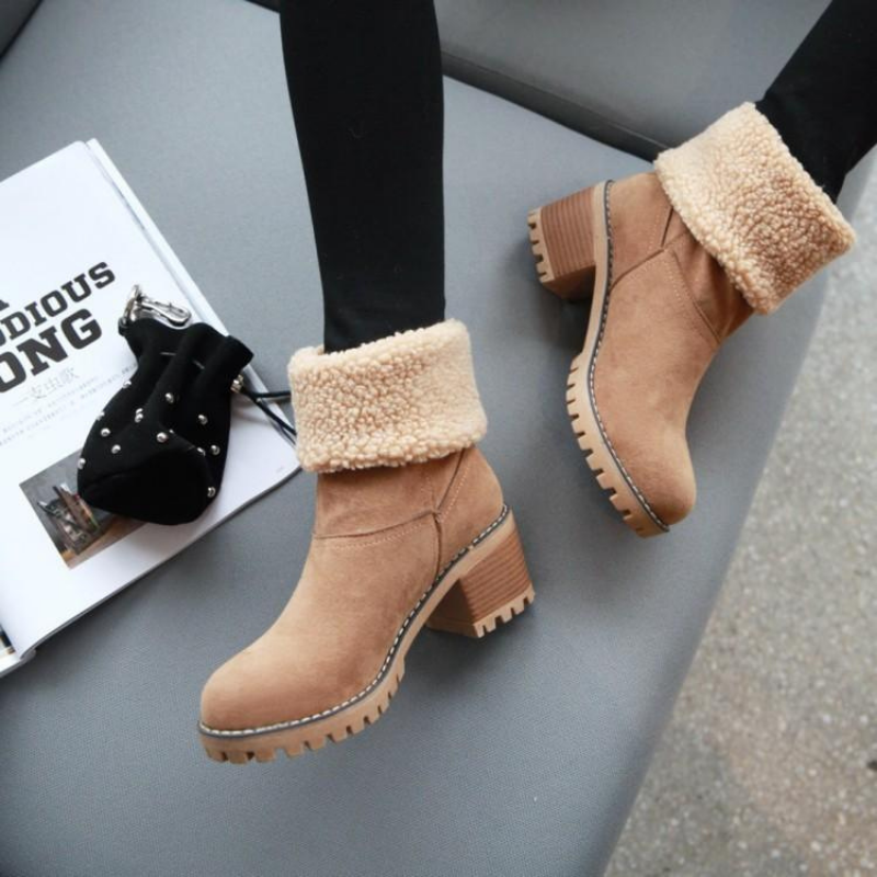 Drune | Elegante Winter Stiefel mit Absatz für Frauen