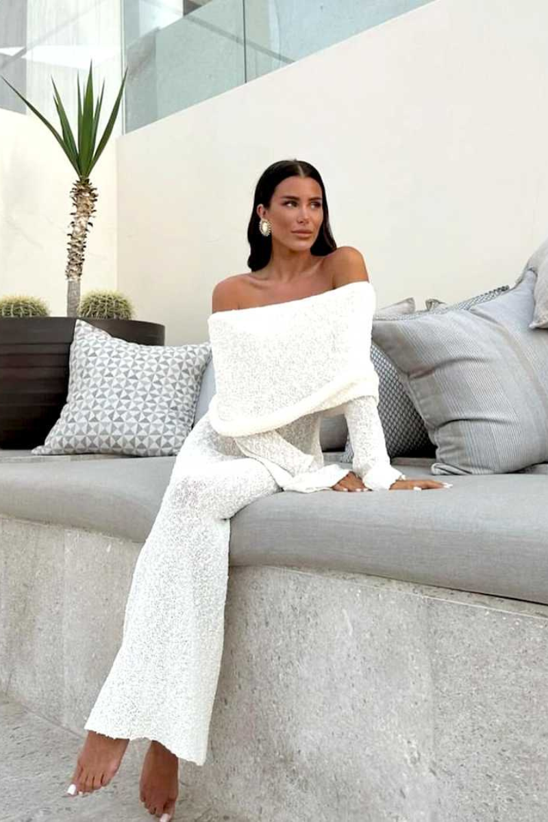 Drune | Elegante Weiße Kleider Maxi