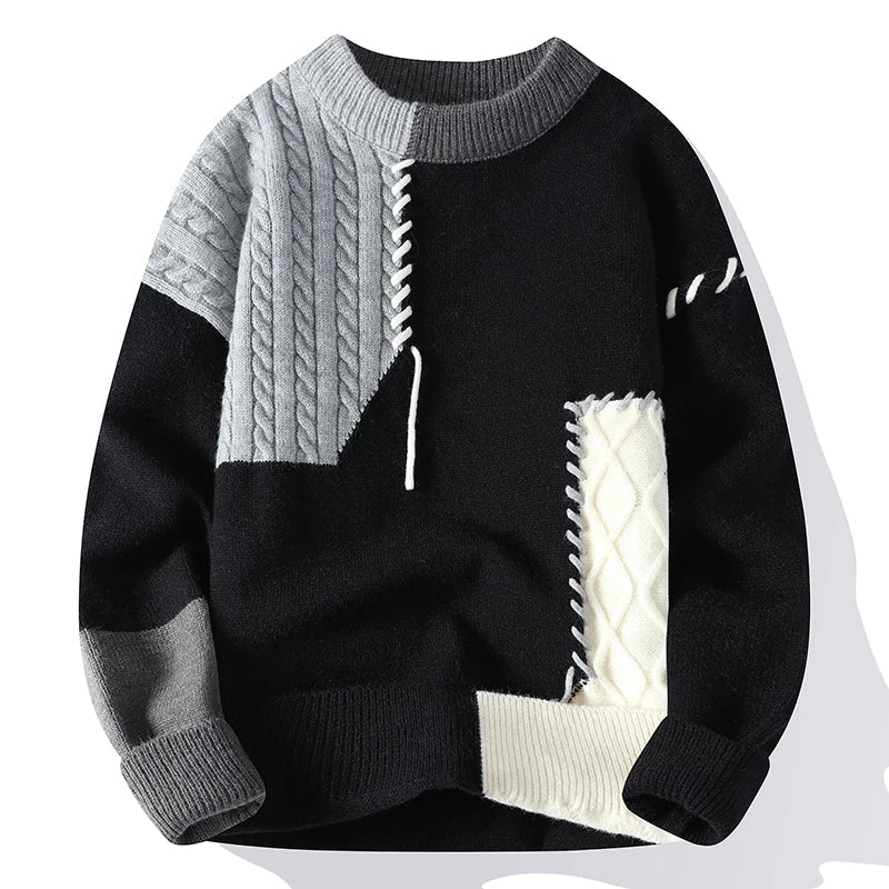 Drune | Patchwork-Design-Pullover