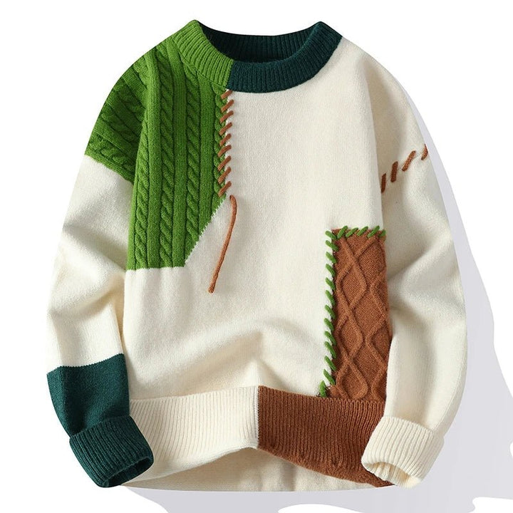 Drune | Patchwork-Design-Pullover