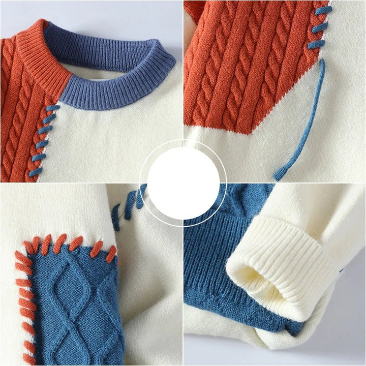Drune | Patchwork-Design-Pullover