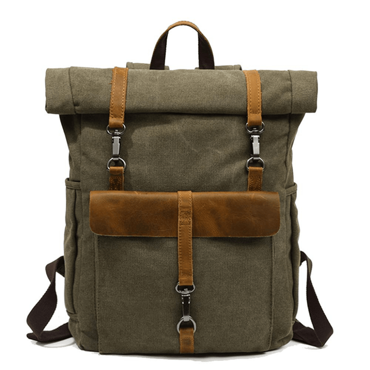 Drune | Retro Canvas Rucksack Zeitlos Und Nachhaltig Robuster Rucksack