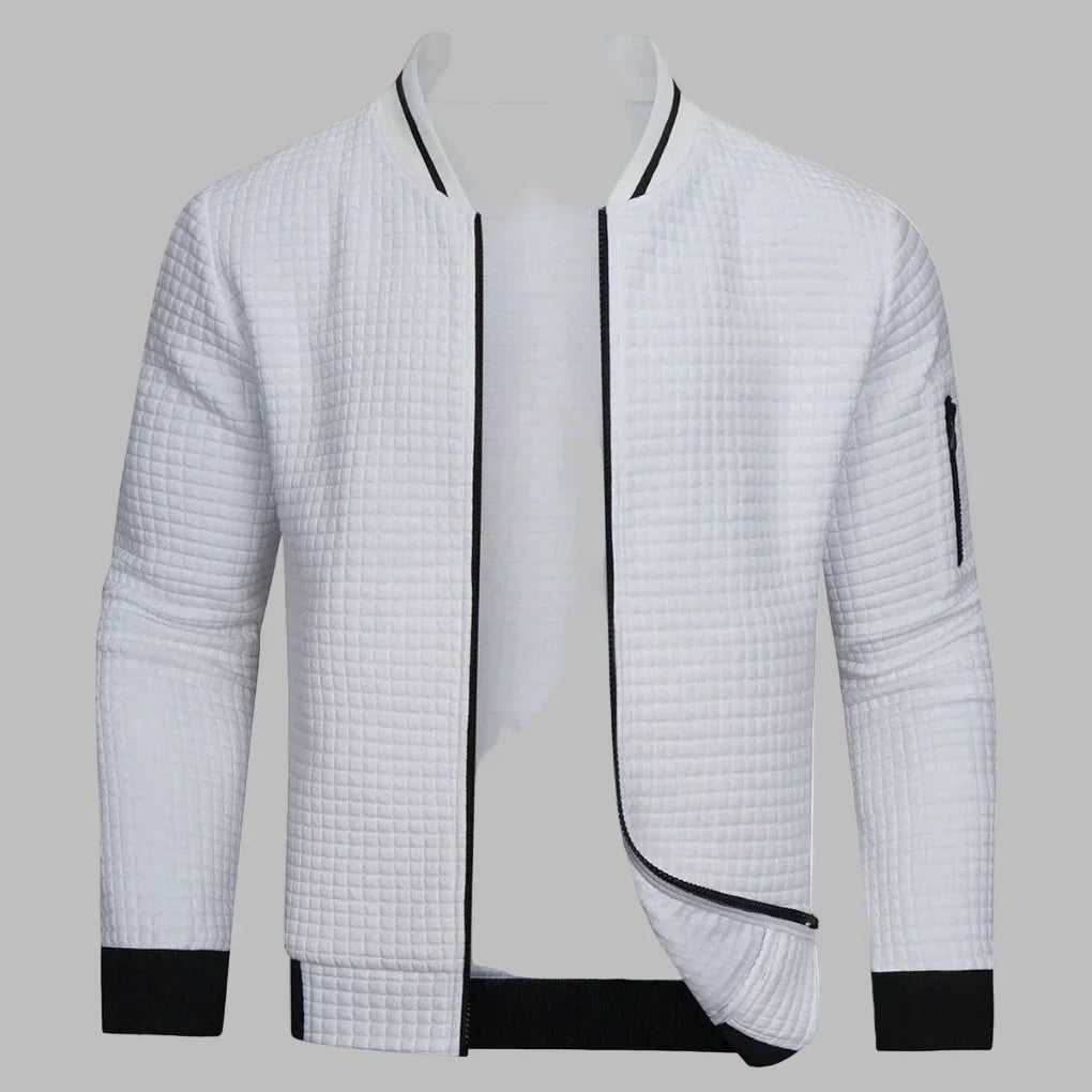 Drune | Bequemer und warmer Herrenpullover mit Reißverschluss