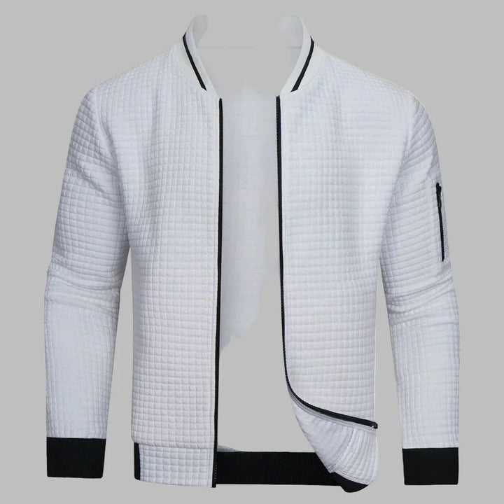 Drune | Bequemer und warmer Herrenpullover mit Reißverschluss