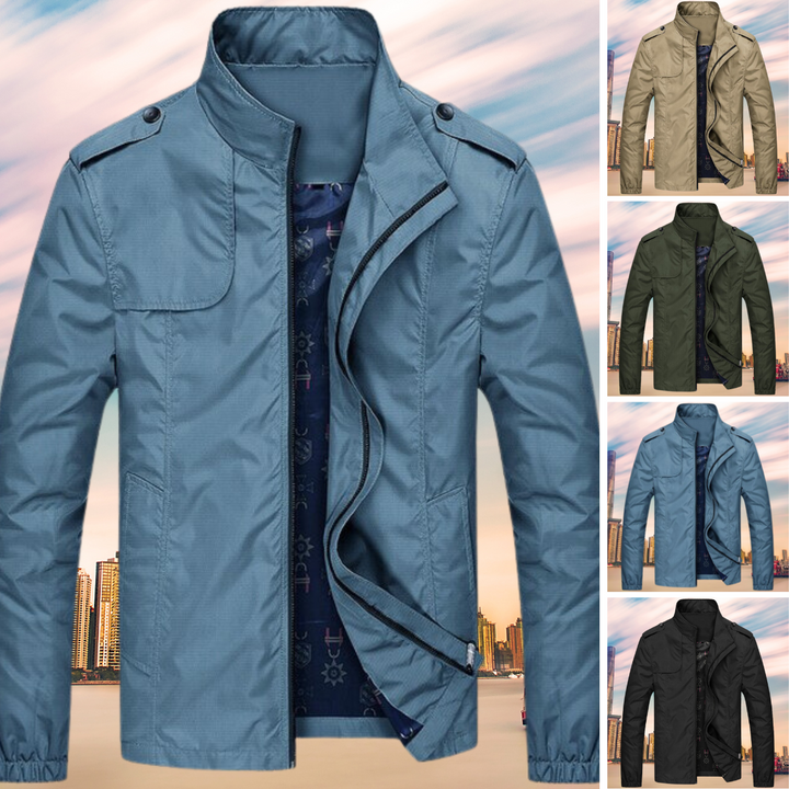 Drune | Winddichte Herrenjacke mit Kragen