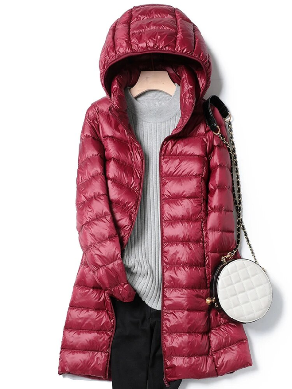Drune | Lang Daunenjacke Angenehm Warm & Stilvoll