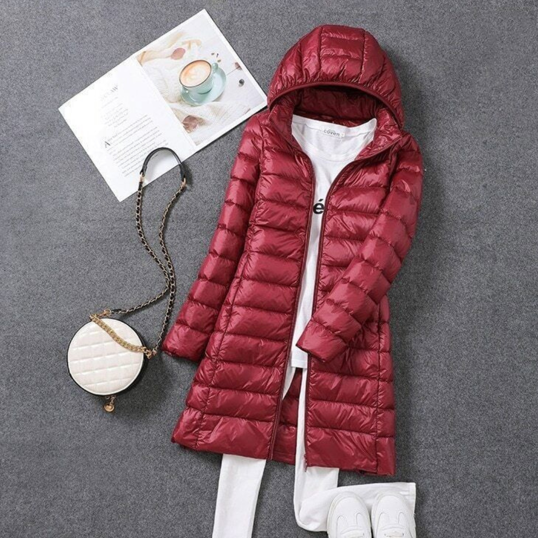 Drune | Lang Daunenjacke Angenehm Warm & Stilvoll