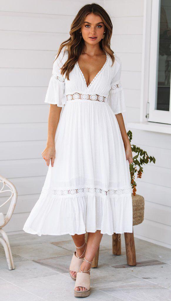 Drune | Boho-Midi-Kleid