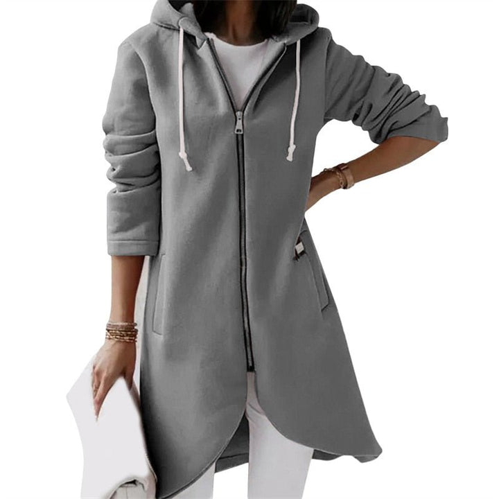 Drune Jacke | Bequeme lange Kapuzenweste für Frauen