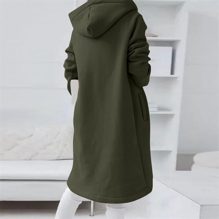 Drune Jacke | Bequeme lange Kapuzenweste für Frauen