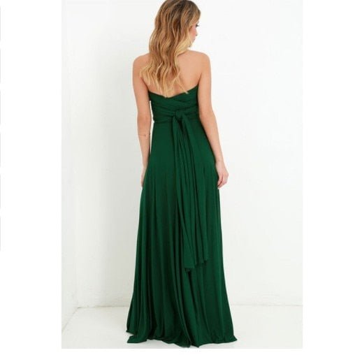 Drune | Elegantes Halter-Maxikleid ohne Rücken für Frauen