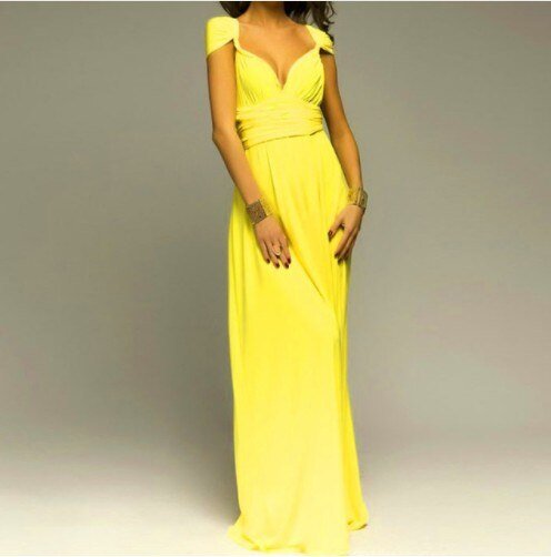 Drune | Elegantes Halter-Maxikleid ohne Rücken für Frauen