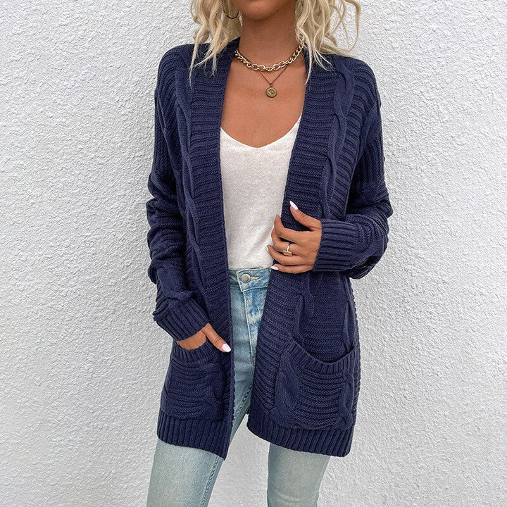 Drune Strickjacke | Bequemer langer Strickmantel für Frauen
