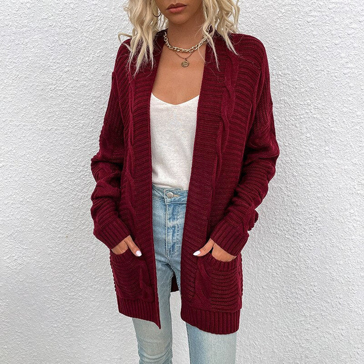 Drune Strickjacke | Bequemer langer Strickmantel für Frauen