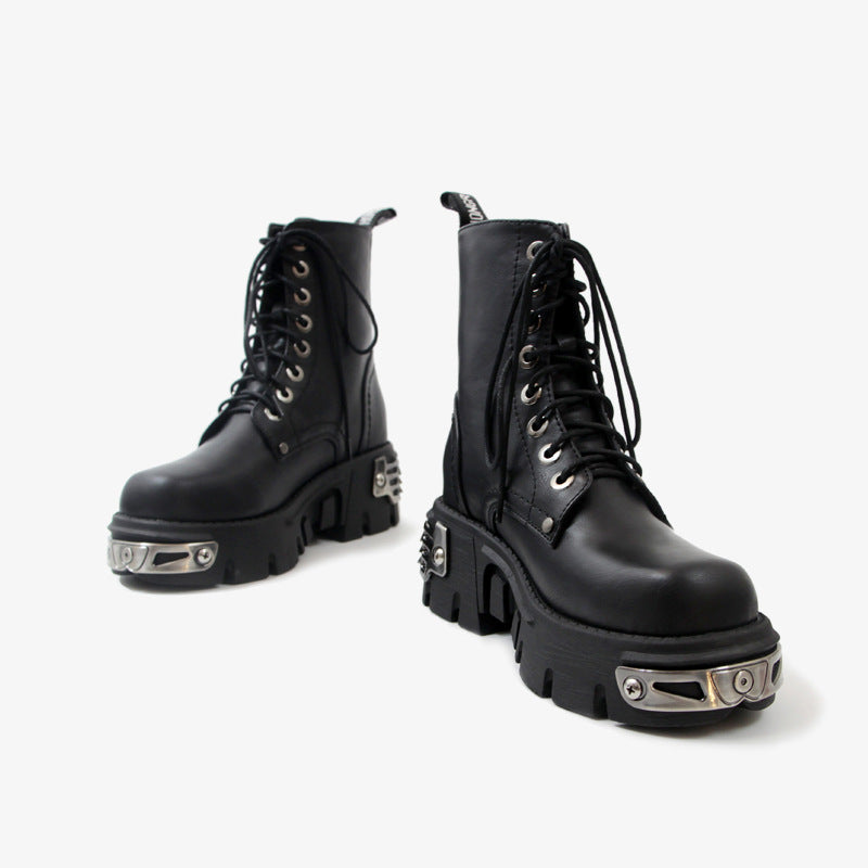 Drune | Damen Stiefeletten Damen Motorradstiefel