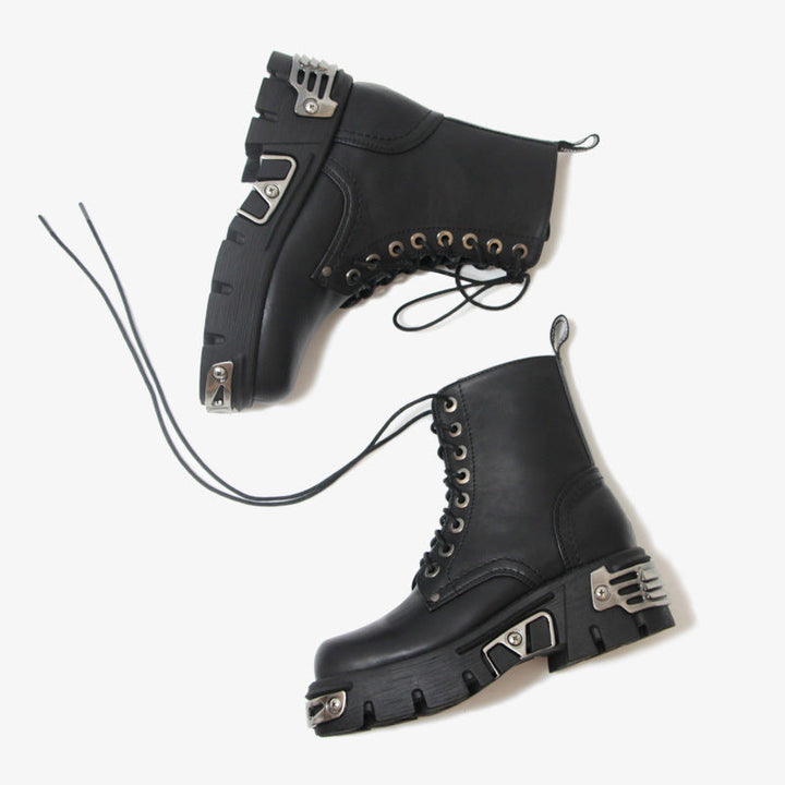 Drune | Damen Stiefeletten Damen Motorradstiefel