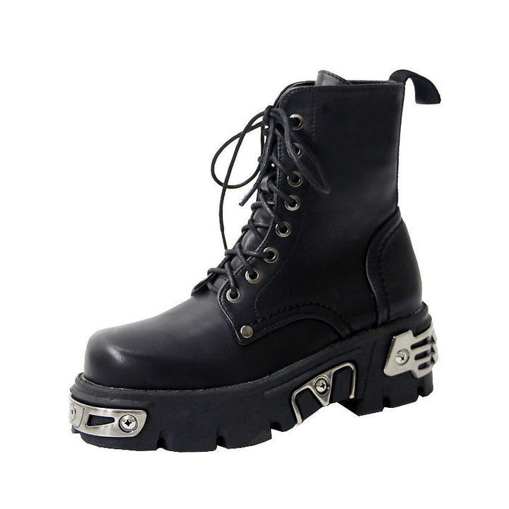 Drune | Damen Stiefeletten Damen Motorradstiefel