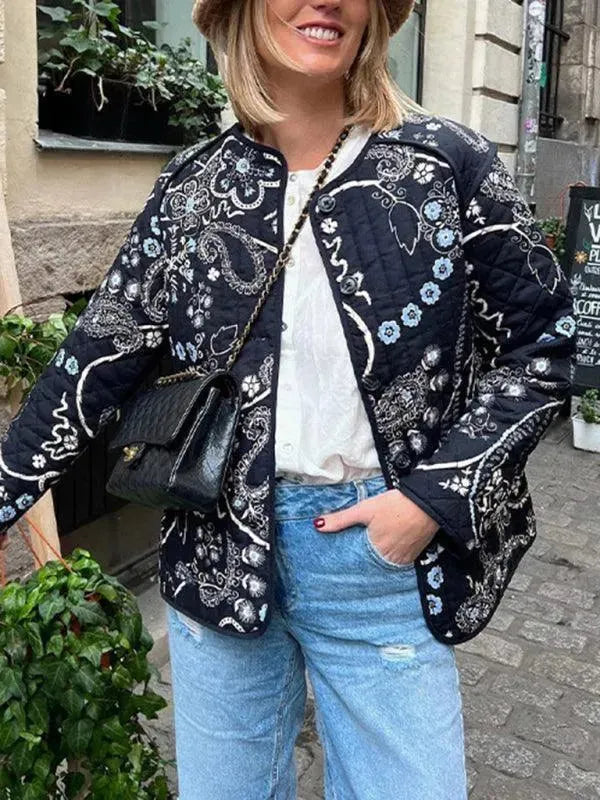 Drune | Damen Baumwollgequilteter Mantel