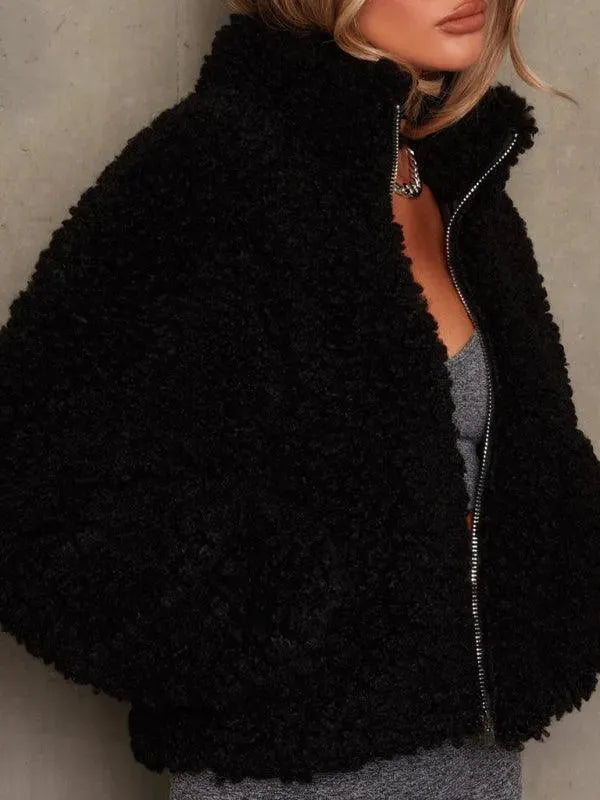 Drune | Damen Plüsch Gefütterte Winter Fleecejacke