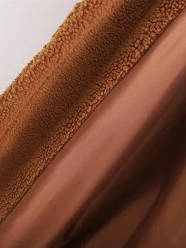 Drune | Damen Warmer Fell Wollmantel