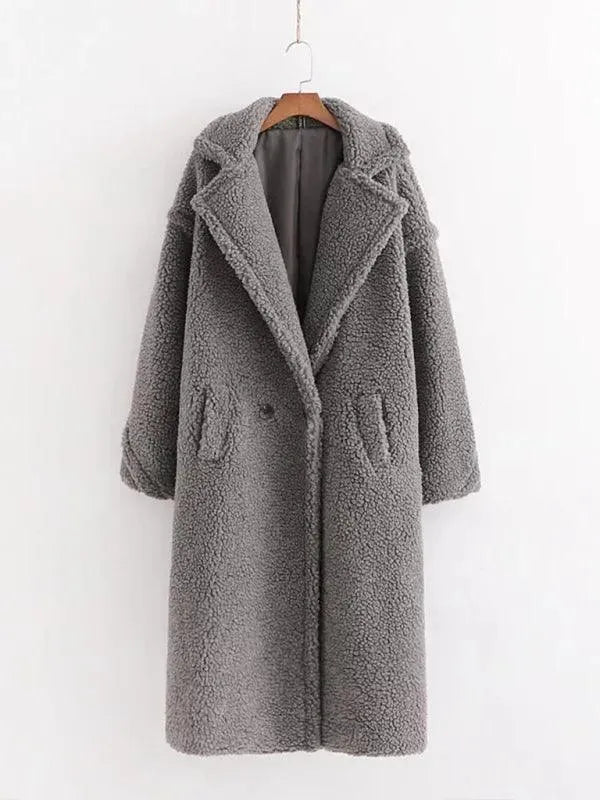 Drune | Damen Warmer Fell Wollmantel