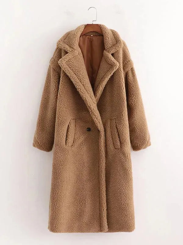 Drune | Damen Warmer Fell Wollmantel