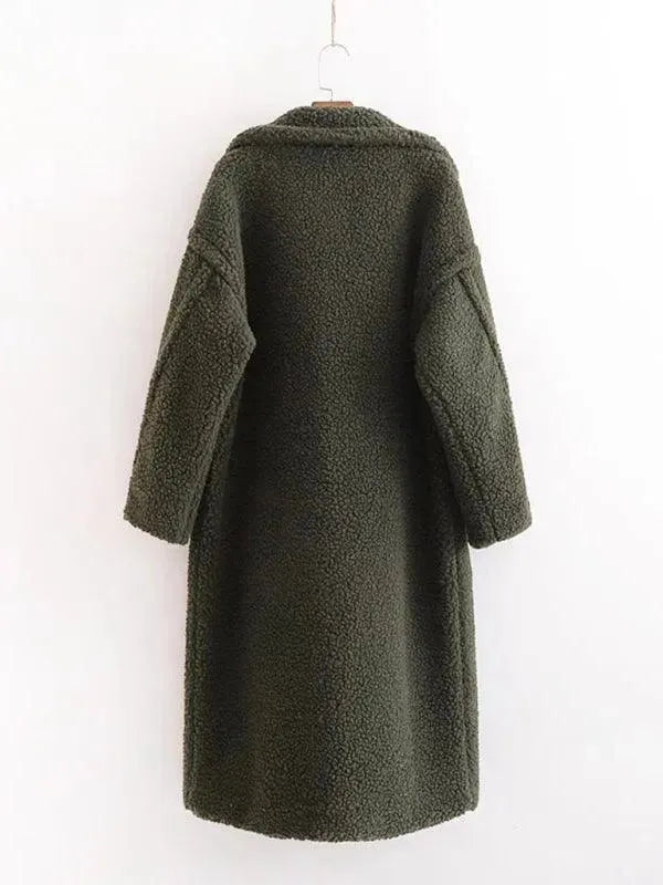 Drune | Damen Warmer Fell Wollmantel