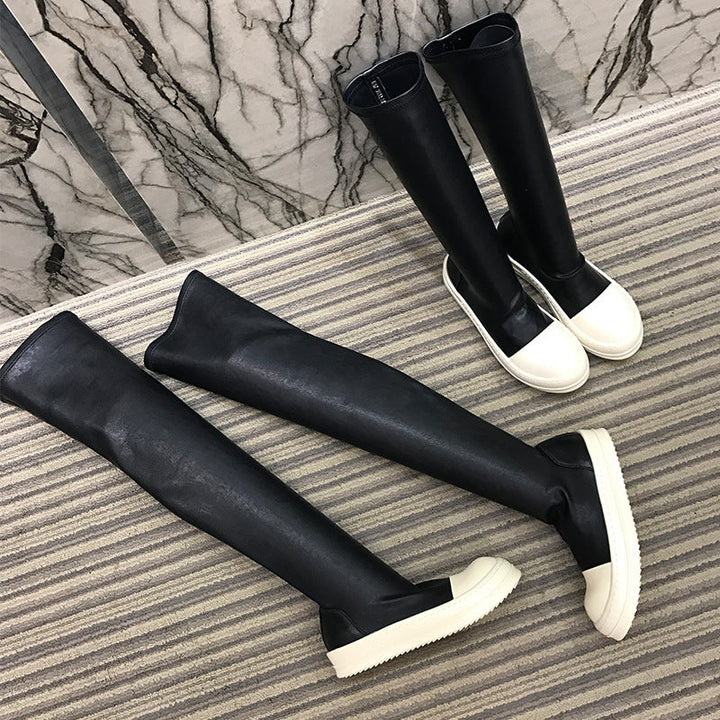 Drune | Flache Stiefel für Frauen