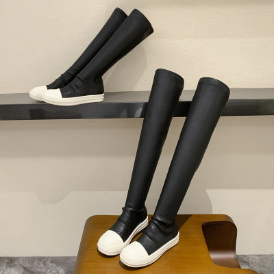 Drune | Flache Stiefel für Frauen