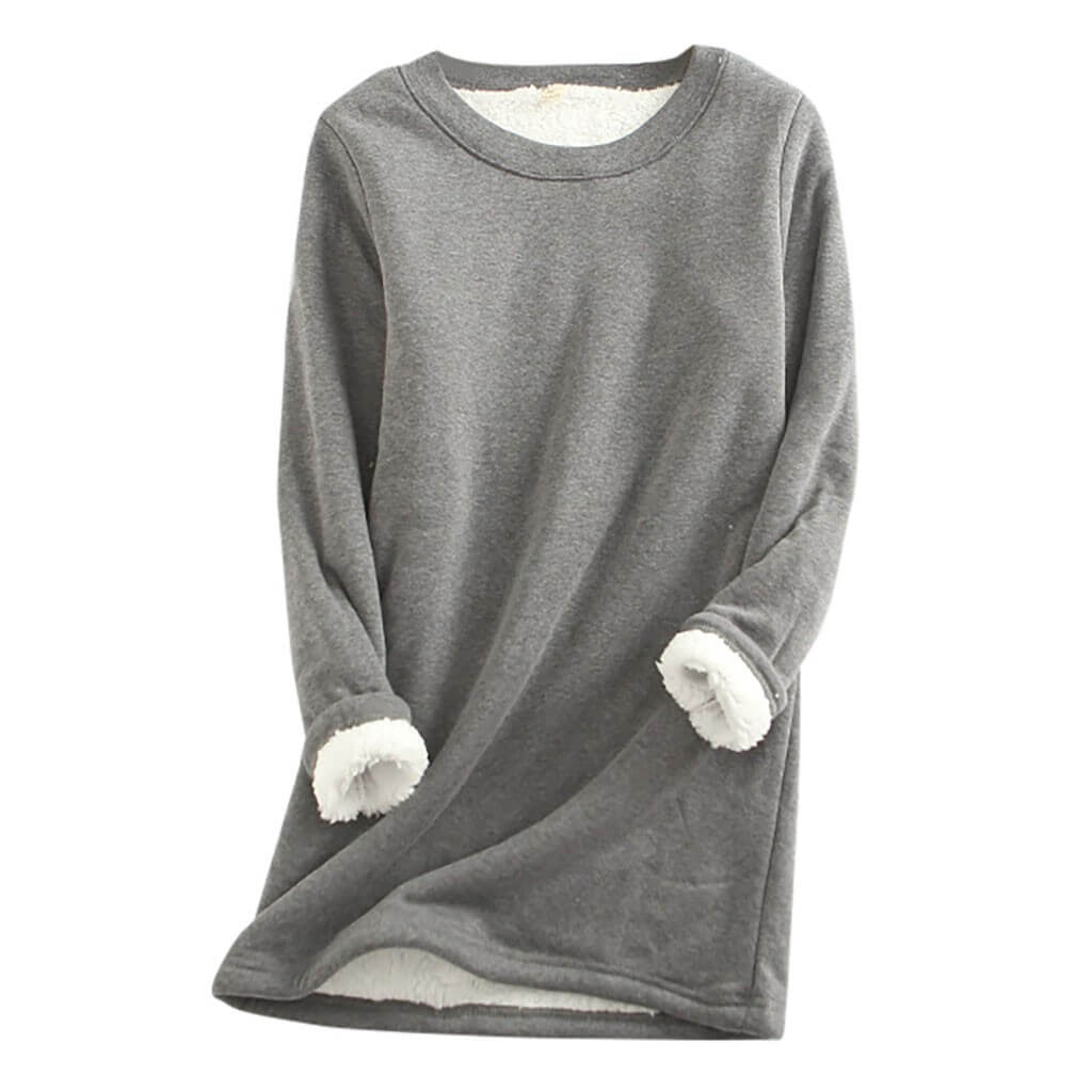 Drune | Weicher Pullover mit Fleece-futter Warm und Bequem Perfekt Für Heimeligkeit