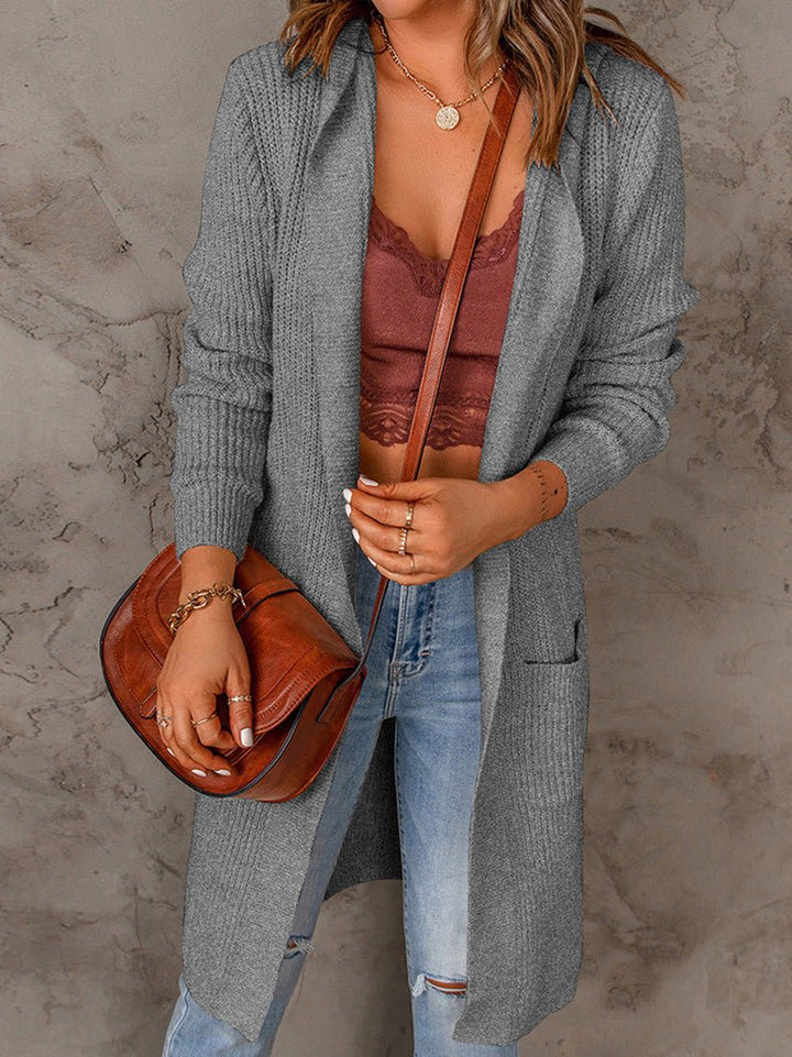 Drune | Wärmender Langer Strickcardigan