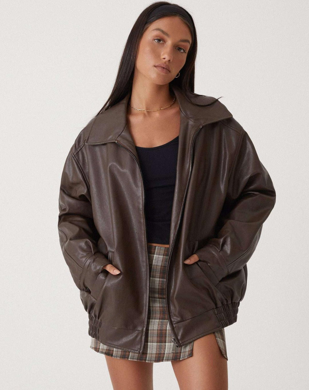 Drune | Übergröße Lederjacke