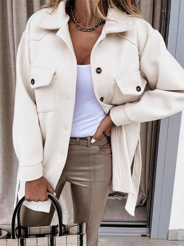 Drune | Damen Baumwoll Freizeitjacke - Eleganter & Vielseitiger Schnitt