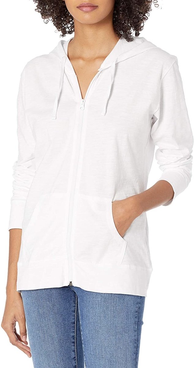 Drune | Damen Jersey Vollzip Kapuzenpulli Activewear