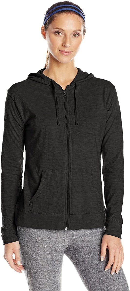Drune | Damen Jersey Vollzip Kapuzenpulli Activewear