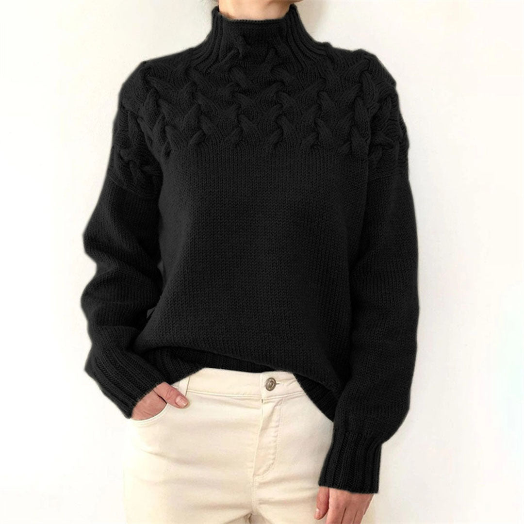 Drune | Damen Strickturtleneck Pullover