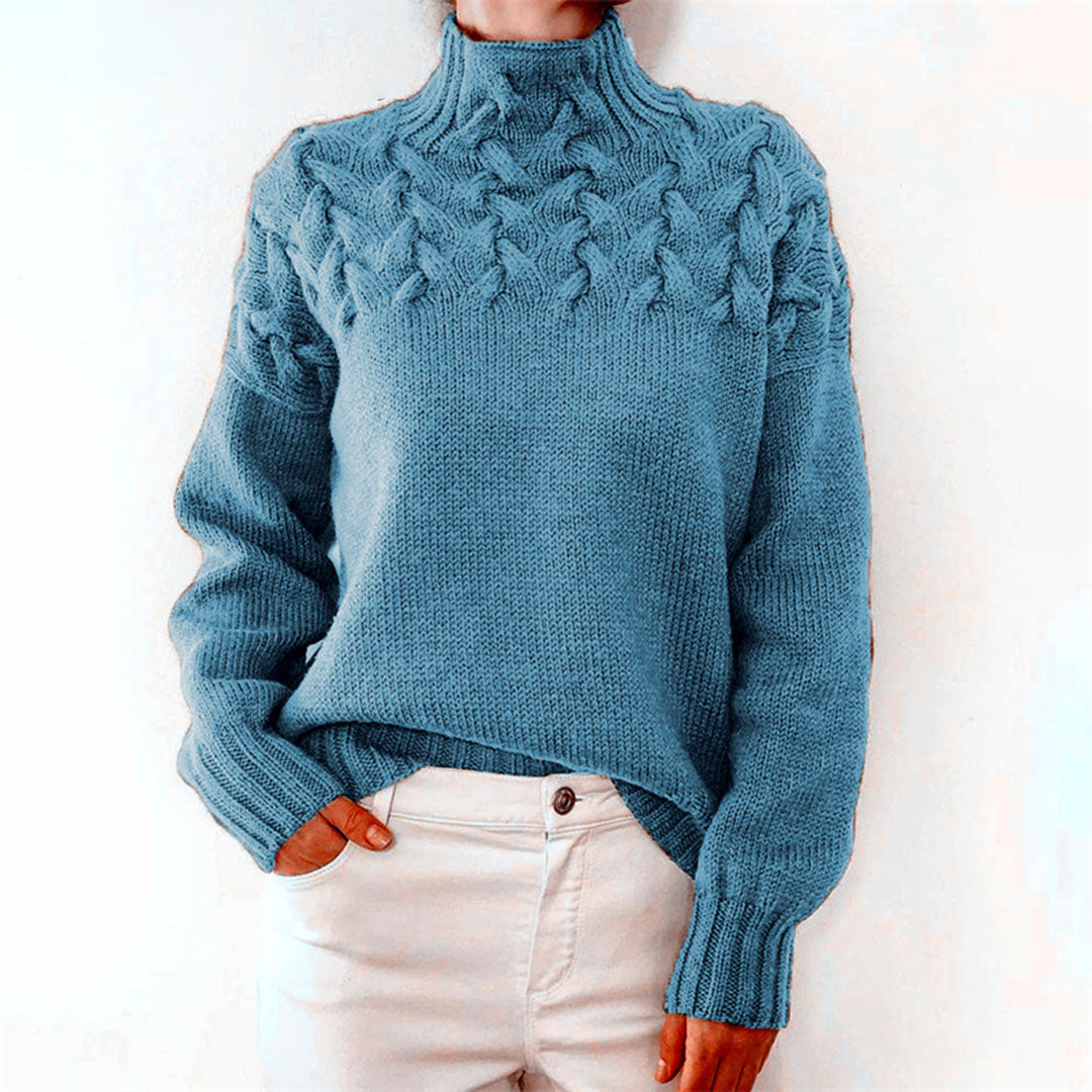 Drune | Damen Strickturtleneck Pullover