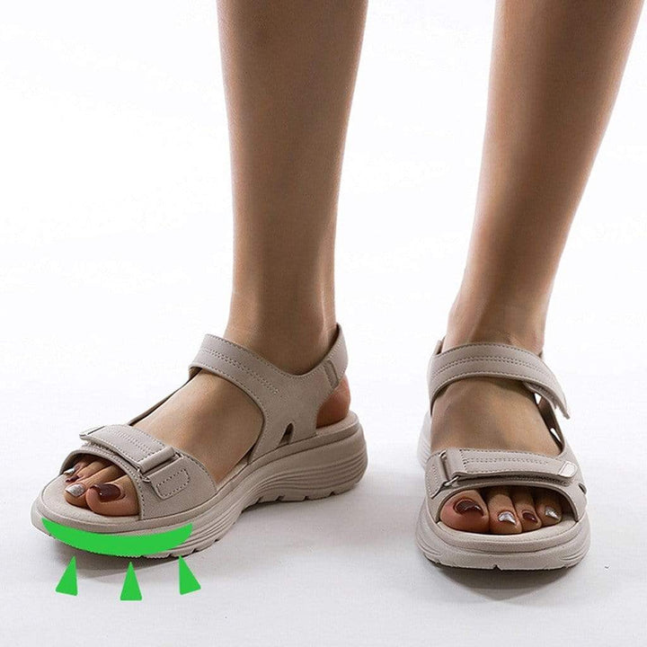 Drune | Orthopädische Sandalen für Damen – Verstellbare Riemen für Optimalen Komfort