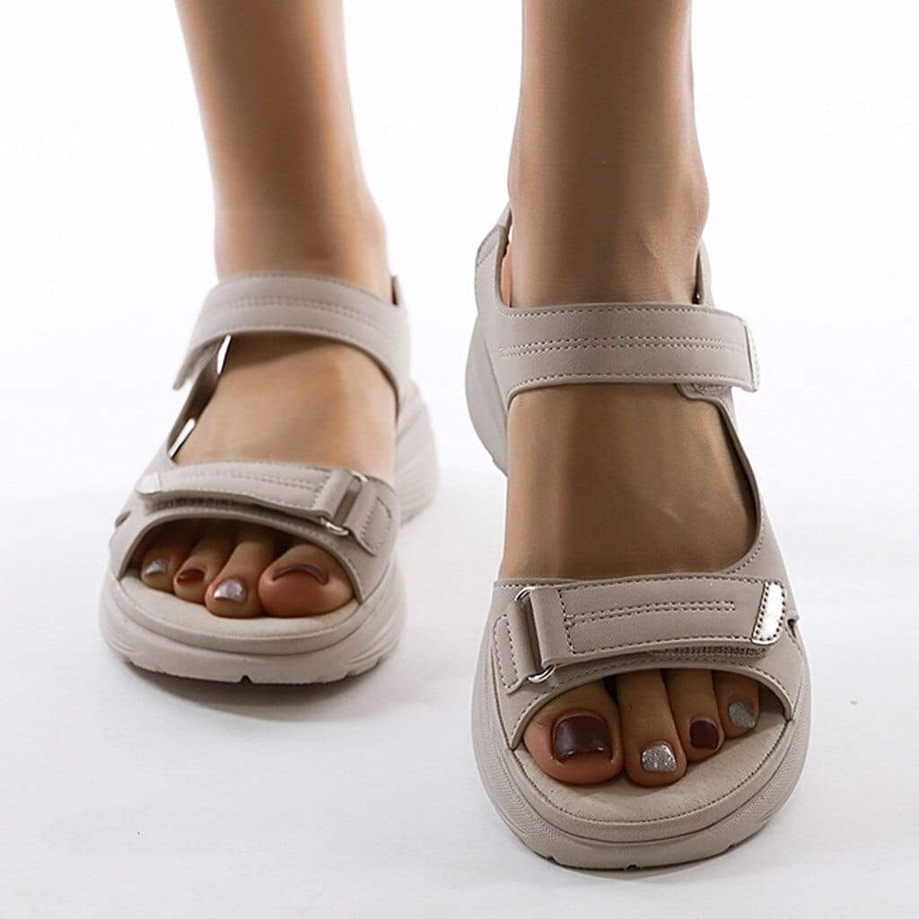 Drune | Orthopädische Sandalen für Damen – Verstellbare Riemen für Optimalen Komfort