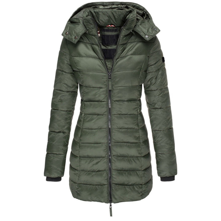 Drune | Damen Parka mit Kapuze und Daunenfüllung