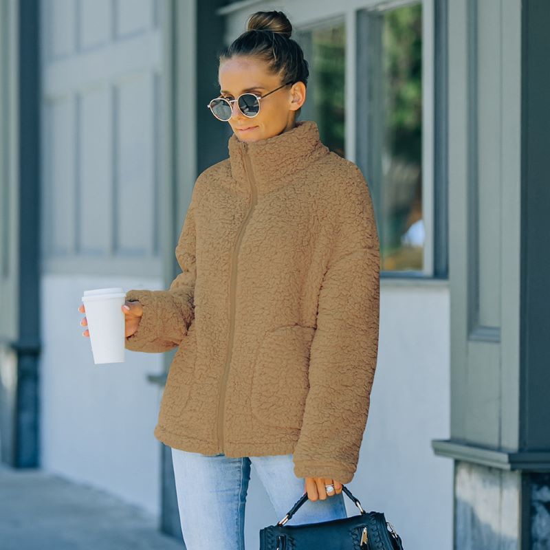 Drune | Damen Plüschjacke - Warm und Stilvoll