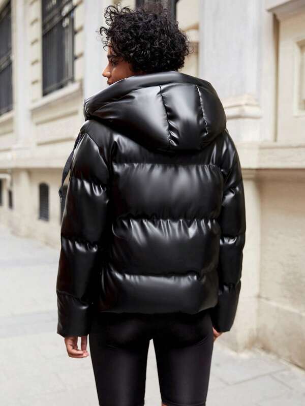 Drune | Damen Puffjacke mit Kapuze
