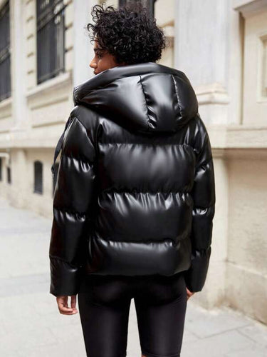 Drune | Damen Puffjacke mit Kapuze