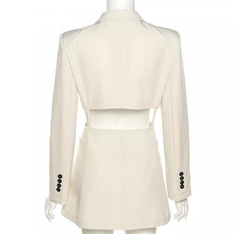 Drune | Damen V-Ausschnitt Mantel - Stilvoll und Elegant