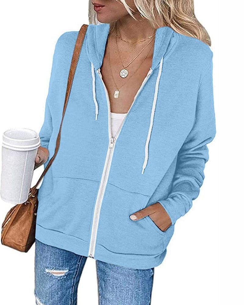 Drune | Damen Reißverschluss Hoodie
