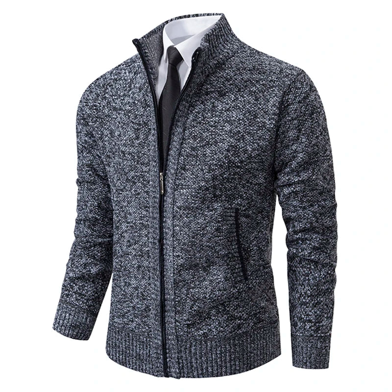 Drune - Stilvolle und Bequeme Winter Fleece Jacke mit Reißverschluss für Männer