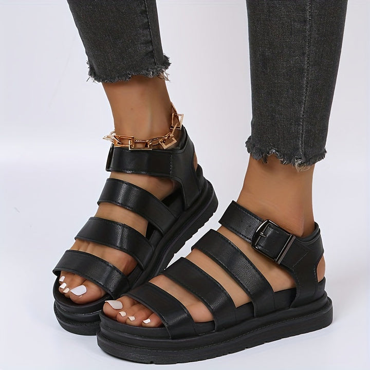 Drune | Sandalen mit Schnallenriemen