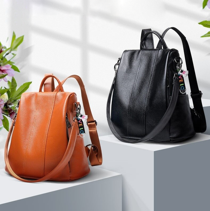 Drune | Anti-Diebstahl-Lederrucksack