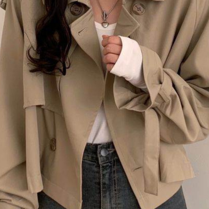 Drune | Elegante kurze Herbstjacke für Damen