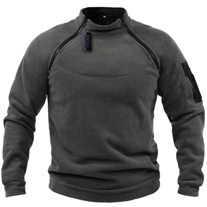 Drune | Herren Fleece Zip-Up Pullover